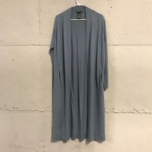 Lafayette 148 NY Cashmere Blend Long Cardigan
